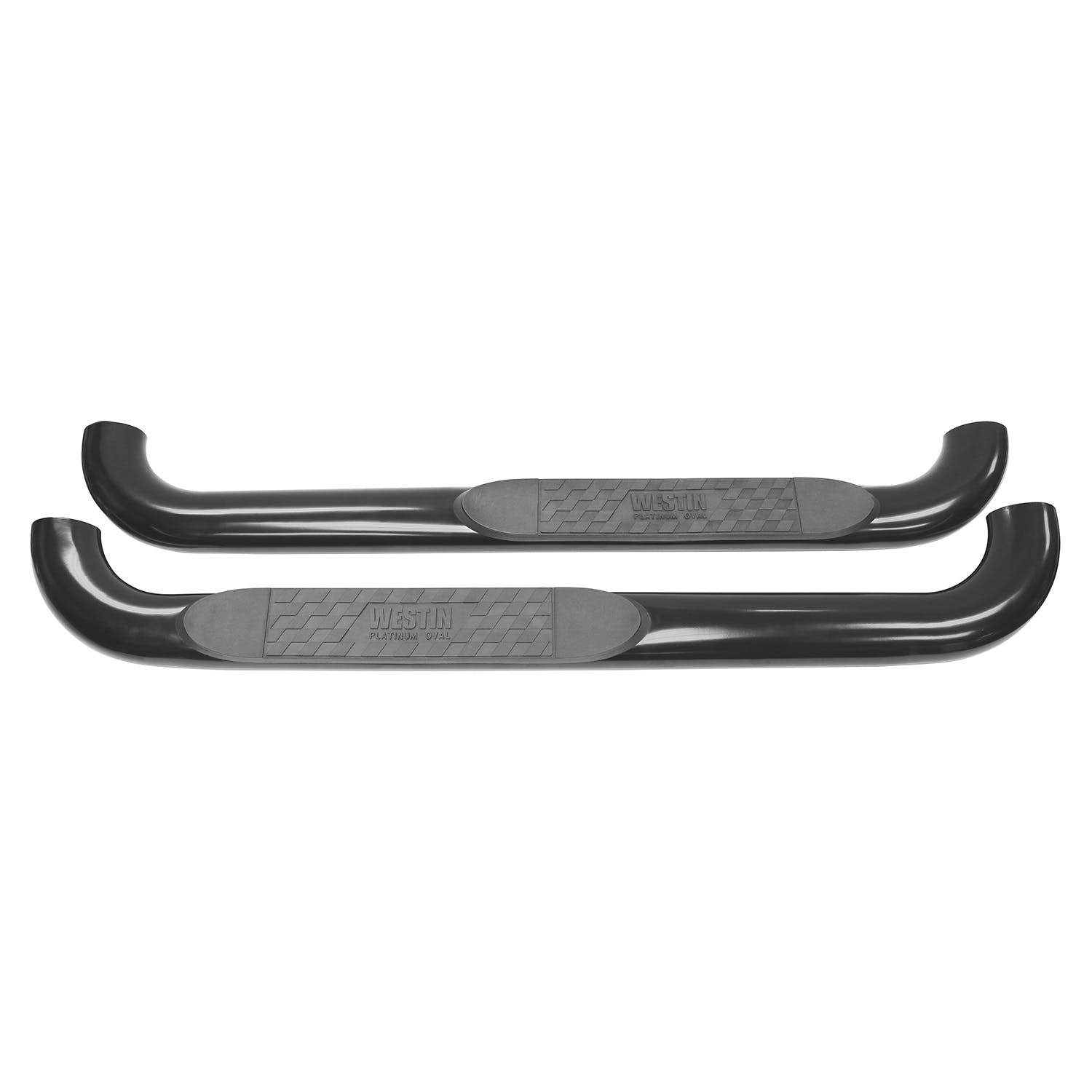 Westin Automotive 21-3925 Platinum 4 Oval Nerf Step Bars Black
