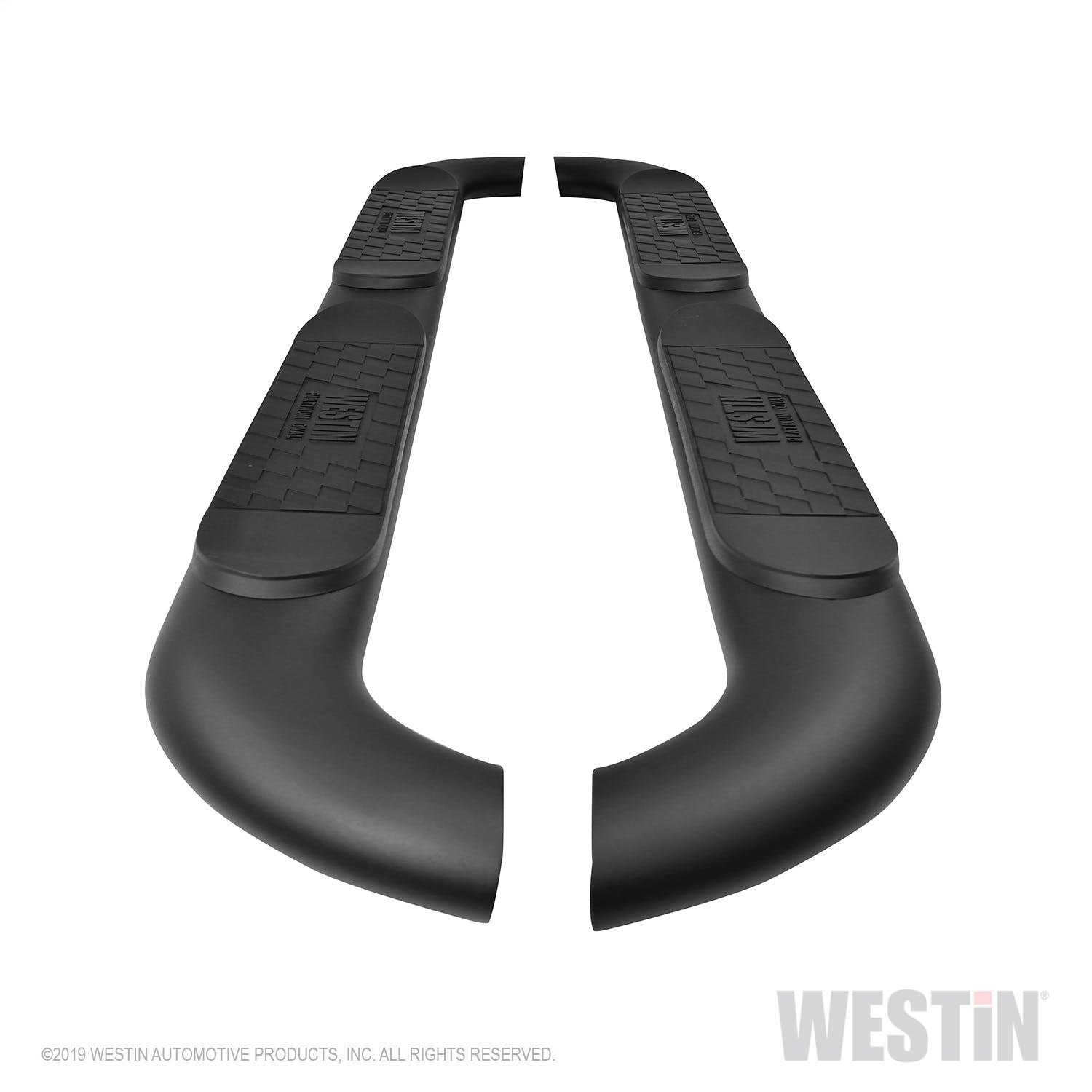 Westin Automotive 21-4065 Platinum 4 Oval Nerf Step Bars Textured Black