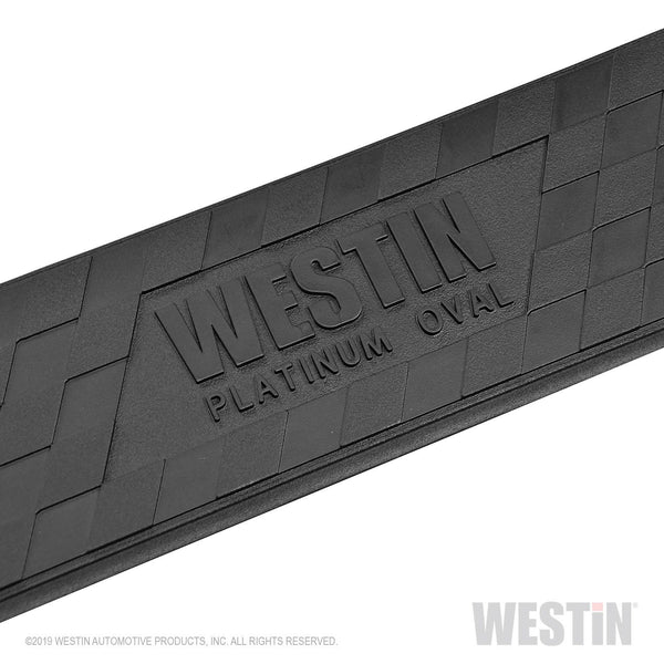 Westin Automotive 21-4065 Platinum 4 Oval Nerf Step Bars Textured Black