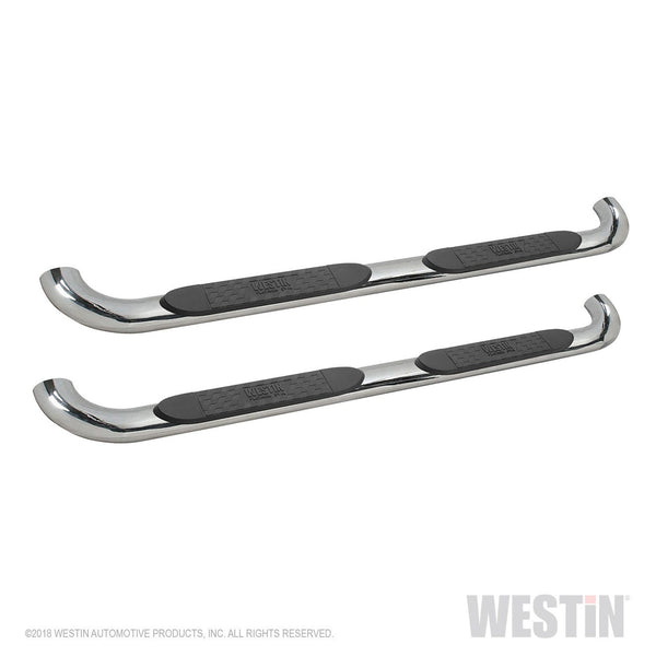 Westin Automotive 21-4080 Platinum 4 Oval Nerf Step Bars Stainless Steel