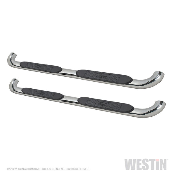 Westin Automotive 21-4080 Platinum 4 Oval Nerf Step Bars Stainless Steel