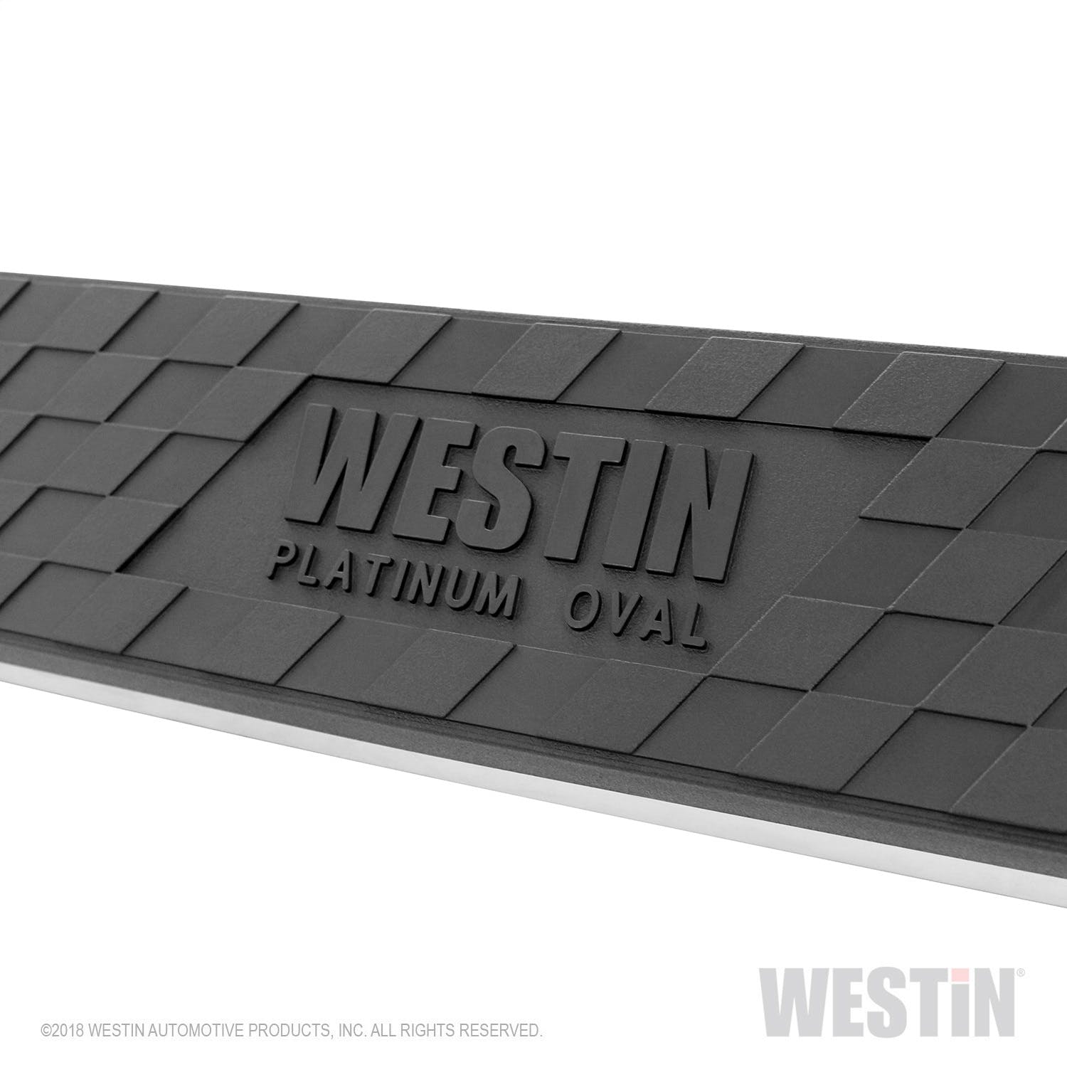 Westin Automotive 21-4080 Platinum 4 Oval Nerf Step Bars Stainless Steel