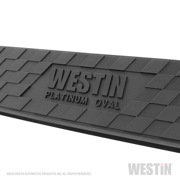 Westin Automotive 21-4085 Platinum 4 Oval Nerf Step Bars Black