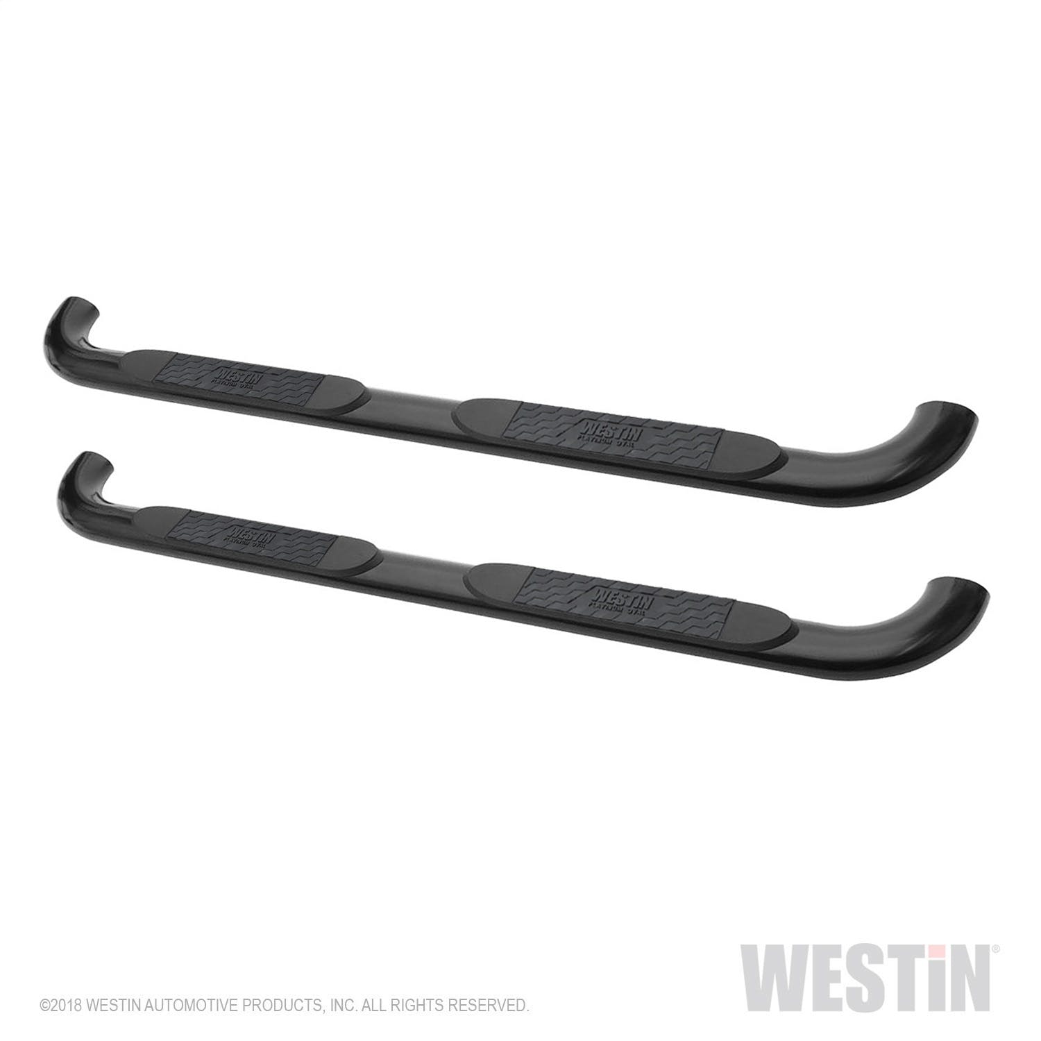 Westin Automotive 21-4095 Platinum 4 Oval Nerf Step Bars Black