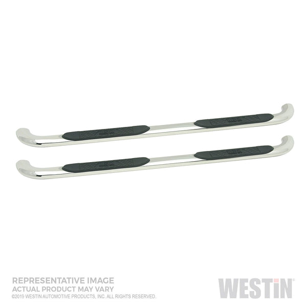 Westin Automotive 21-4120 Platinum 4 Oval Nerf Step Bars Stainless Steel