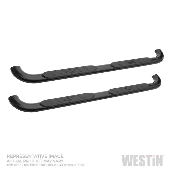 Westin Automotive 21-4125 Platinum 4 Oval Nerf Step Bars Black