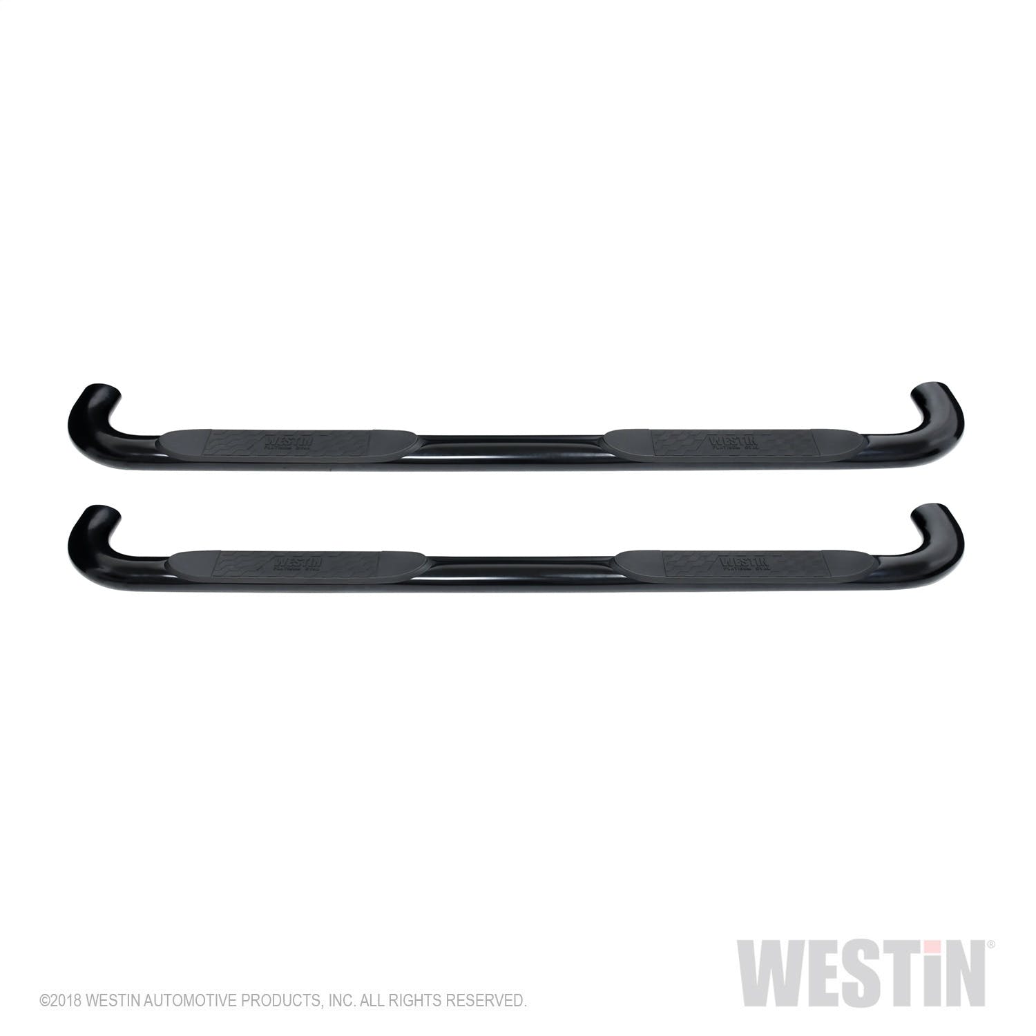 Westin Automotive 21-4135 Platinum 4 Oval Nerf Step Bars Black