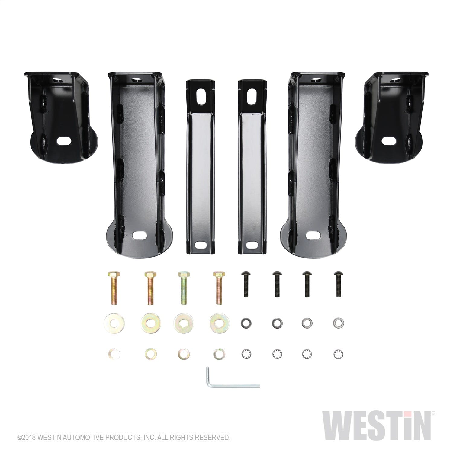 Westin Automotive 21-4135 Platinum 4 Oval Nerf Step Bars Black