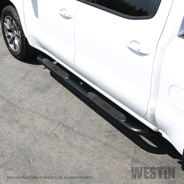 Westin Automotive 21-4135 Platinum 4 Oval Nerf Step Bars Black