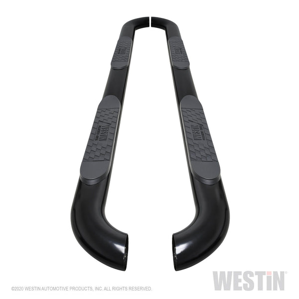 Westin Automotive 21-4165 Platinum 4 Oval Nerf Step Bars, Black