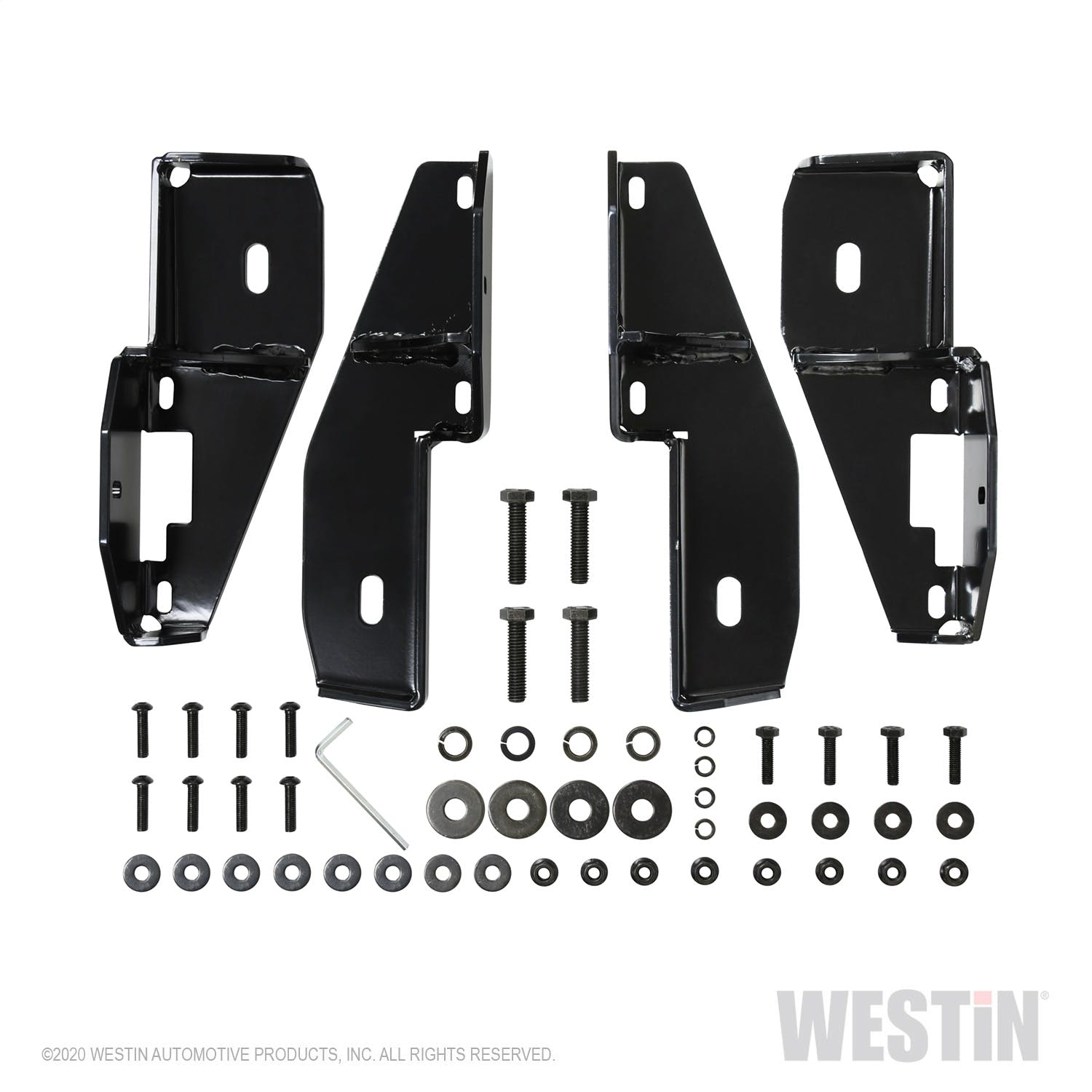 Westin Automotive 21-4165 Platinum 4 Oval Nerf Step Bars, Black