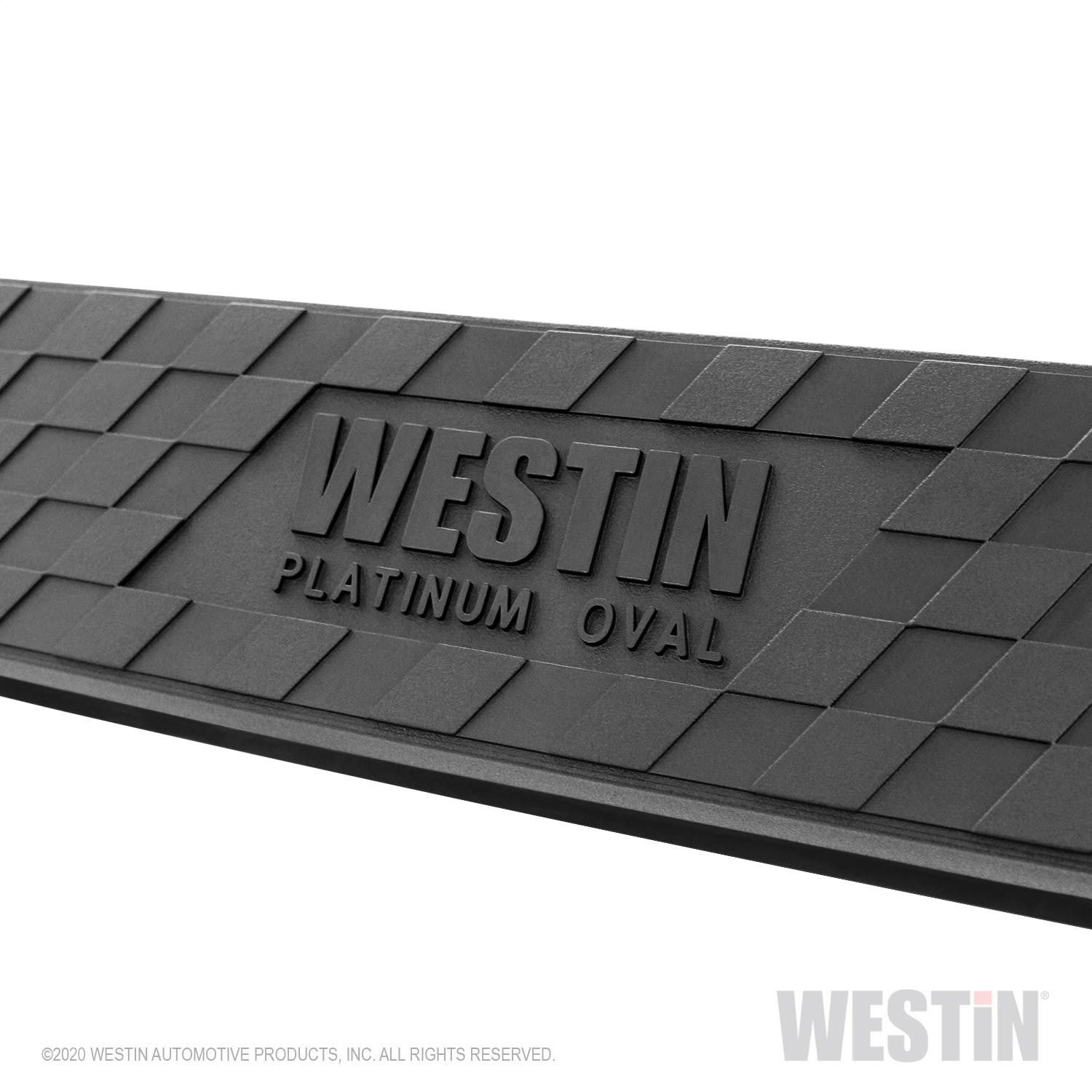 Westin Automotive 21-4165 Platinum 4 Oval Nerf Step Bars, Black