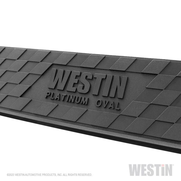 Westin Automotive 21-4165 Platinum 4 Oval Nerf Step Bars, Black