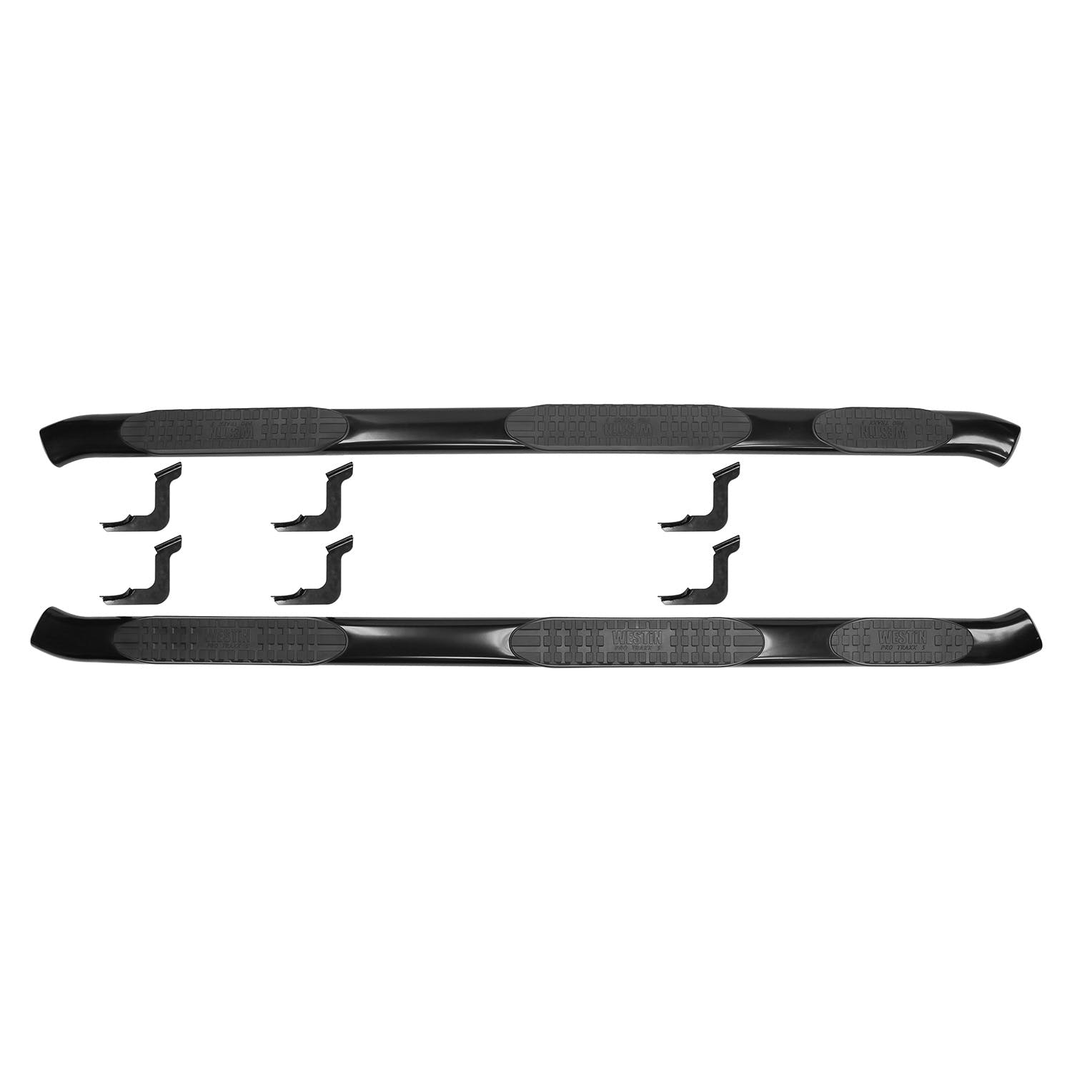 Westin Automotive 21-534175 Pro Traxx 5 Oval W2W Nerf Step Bars Black