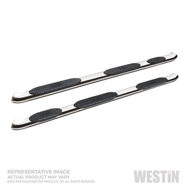 Westin Automotive 21-534680 Pro Traxx 5 Oval W2W Nerf Step Bars Stainless Steel