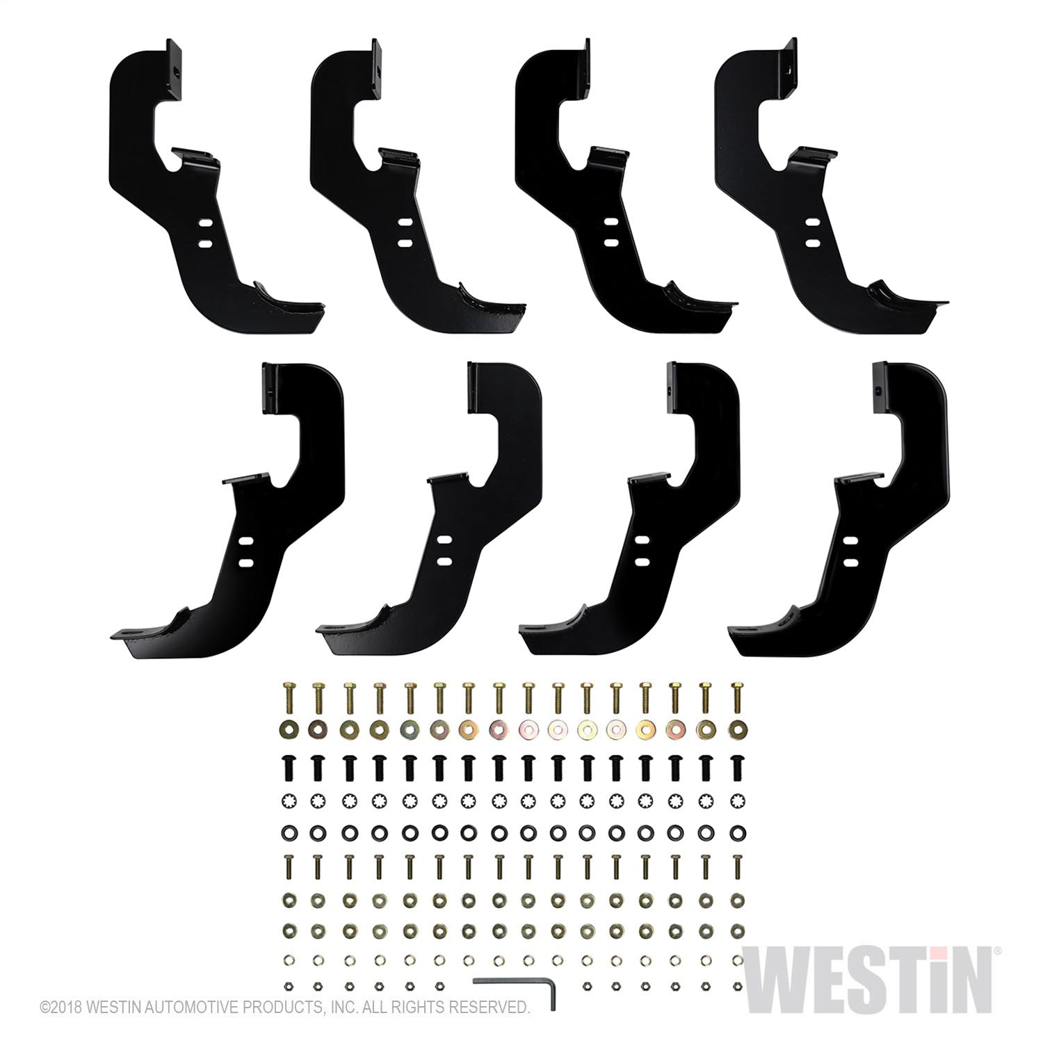 Westin Automotive 21-534695 Pro Traxx 5 Oval W2W Nerf Step Bars Black