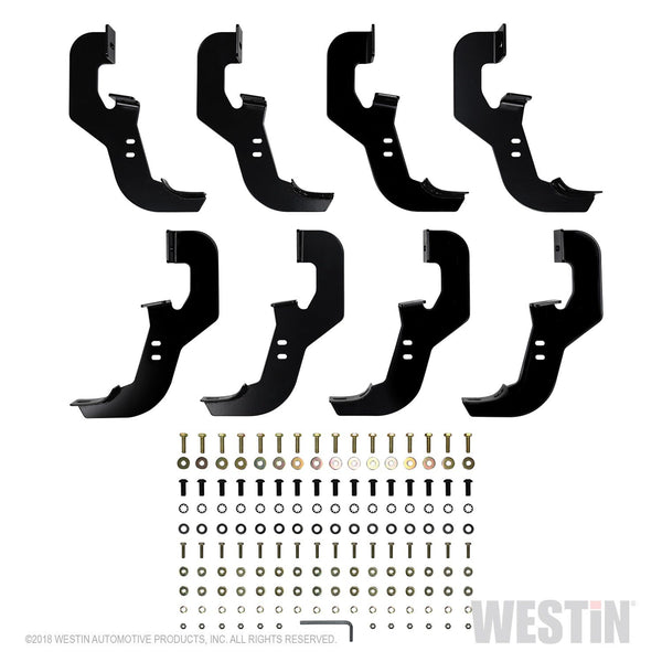 Westin Automotive 21-534695 Pro Traxx 5 Oval W2W Nerf Step Bars Black