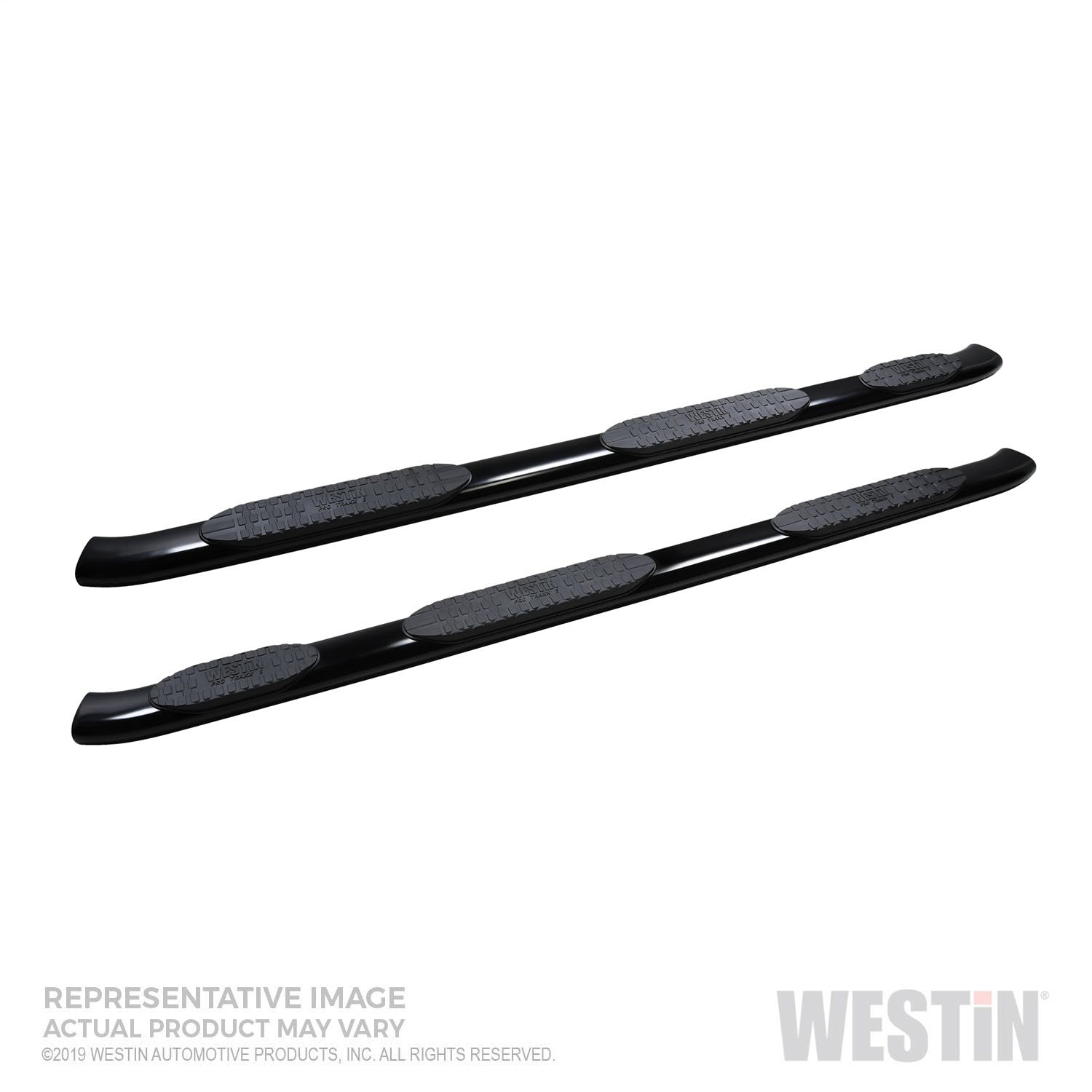 Westin Automotive 21-534715 Pro Traxx 5 Oval W2W Nerf Step Bars Black