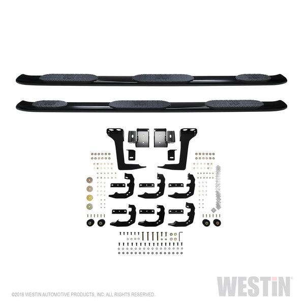 Westin Automotive 21-534725 Pro Traxx 5 Oval W2W Nerf Step Bars Black