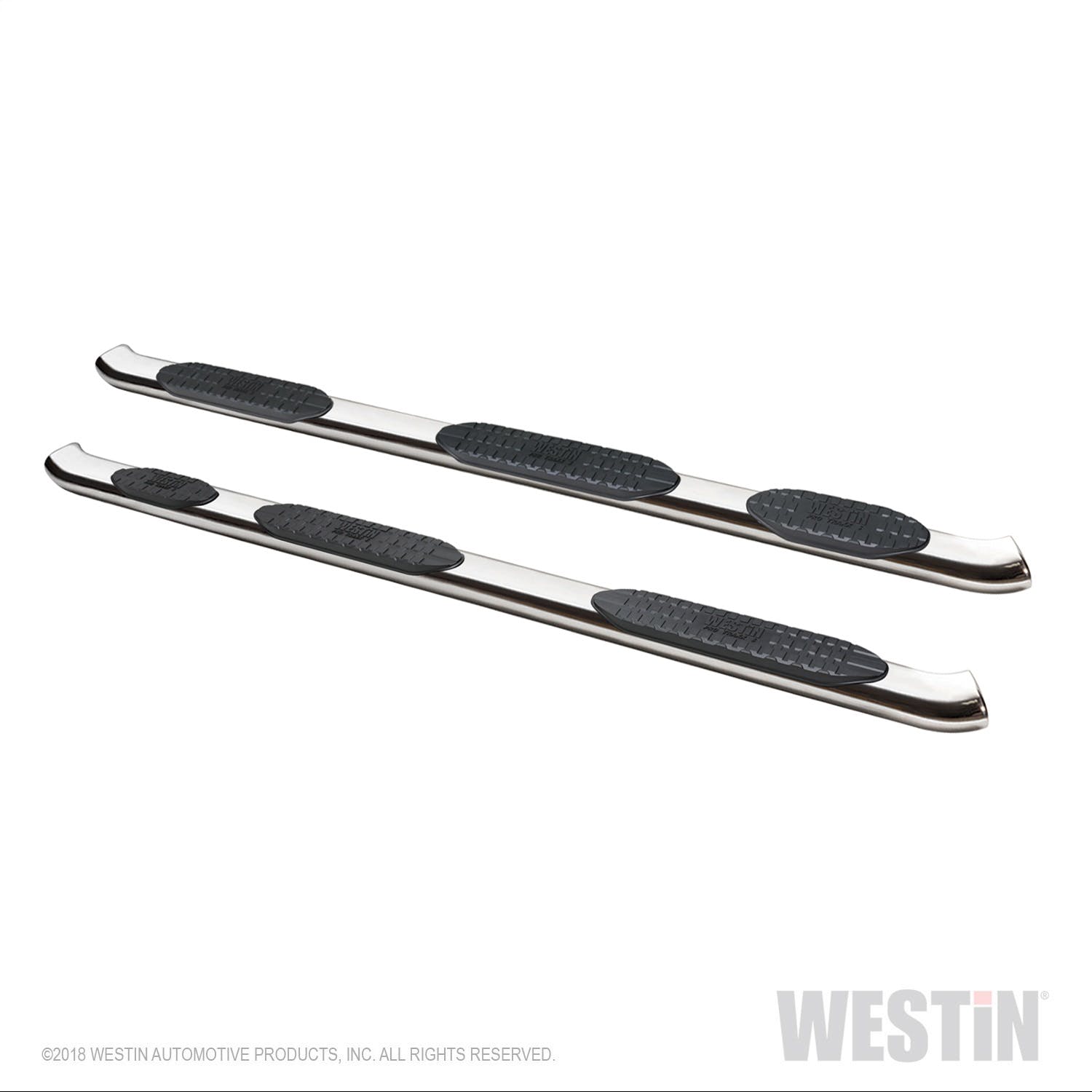 Westin Automotive 21-534730 Pro Traxx 5 Oval W2W Nerf Step Bars Stainless Steel