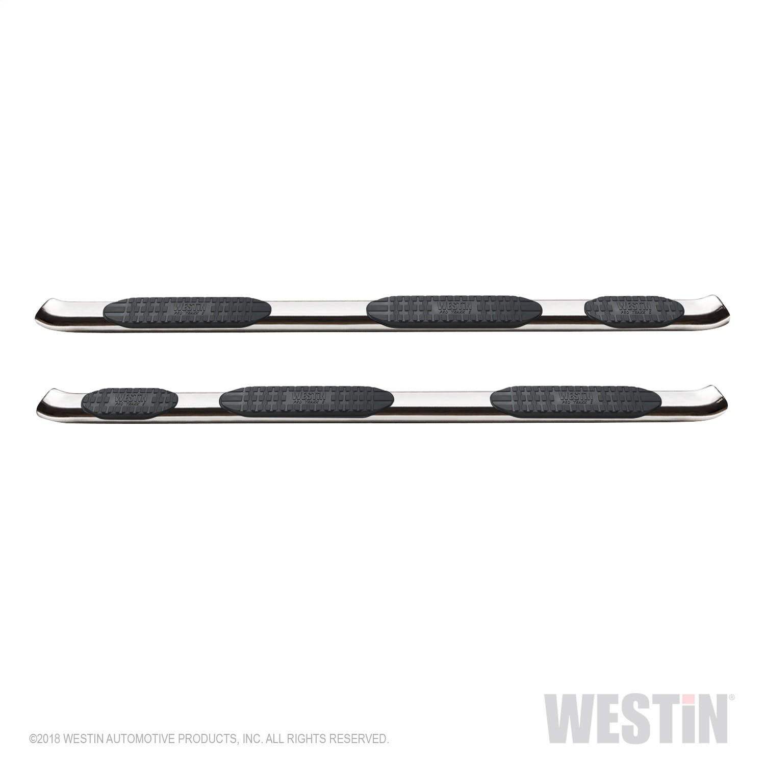 Westin Automotive 21-534730 Pro Traxx 5 Oval W2W Nerf Step Bars Stainless Steel