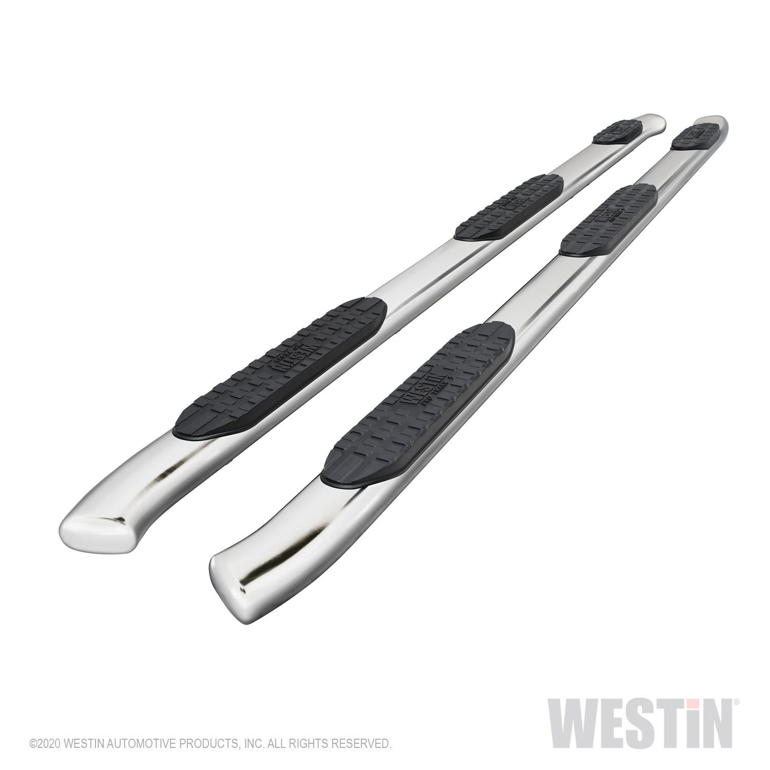 Westin Automotive 21-534750 PRO TRAXX 5 Oval W2W Nerf Step Bars, Stainless Steel
