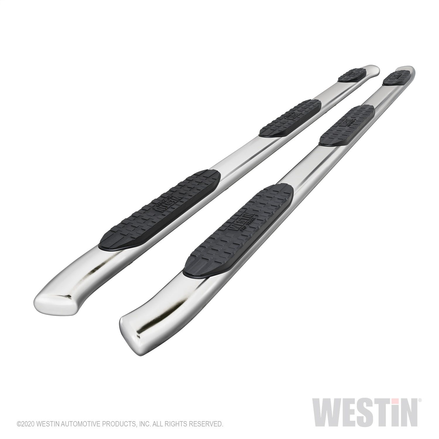 Westin Automotive 21-534760 PRO Traxx 5 Oval W2W Nerf Step Bars, Stainless Steel