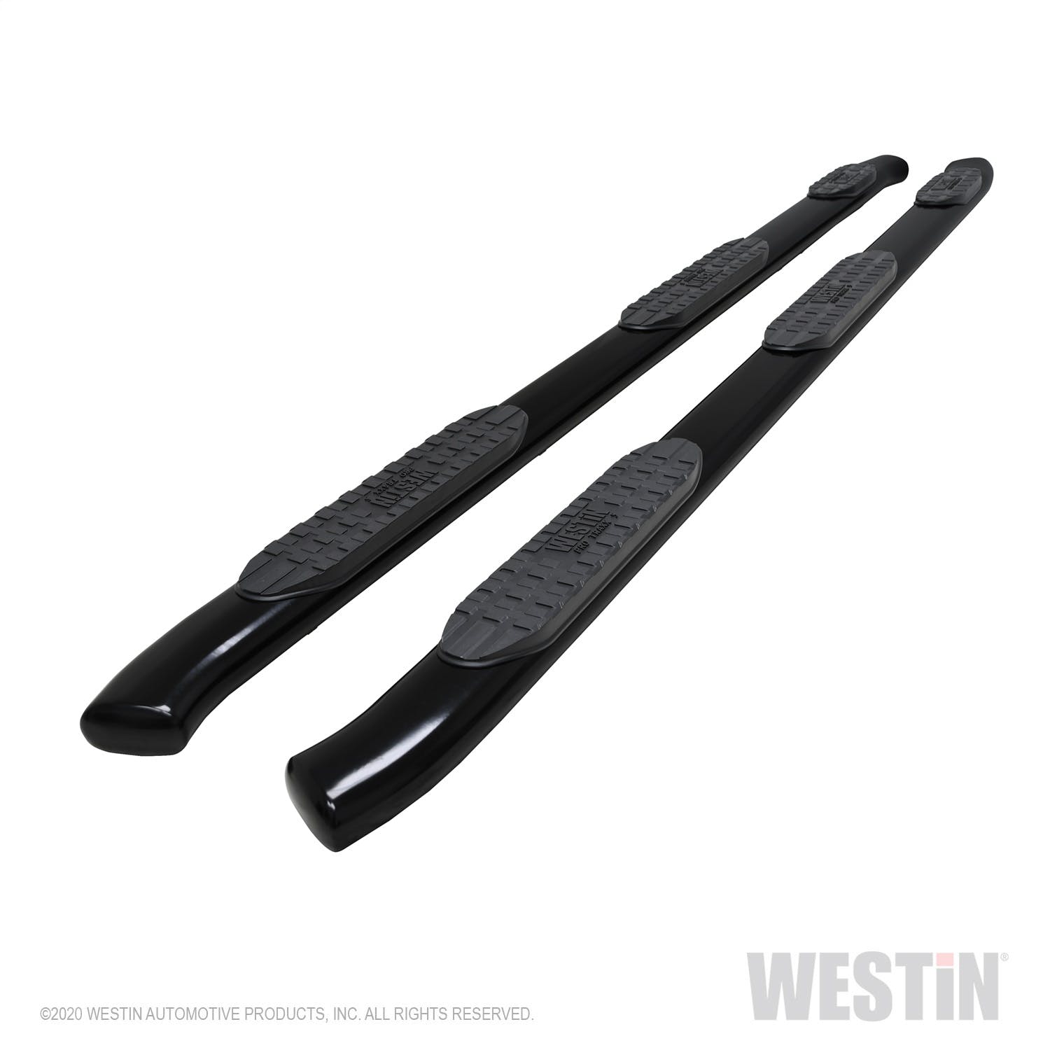 Westin Automotive 21-534765 PRO Traxx 5 Oval W2W Nerf Step Bars, Black