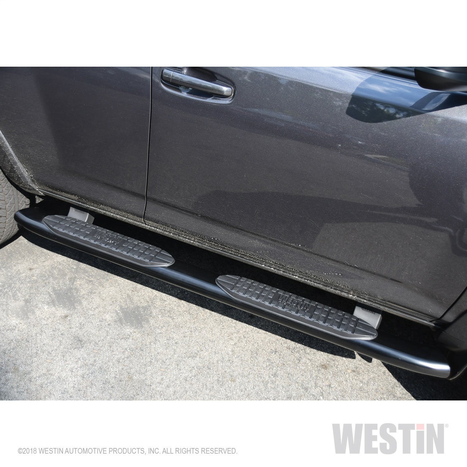 Westin Automotive 21-53835 Pro Traxx 5 Oval Nerf Step Bars Black