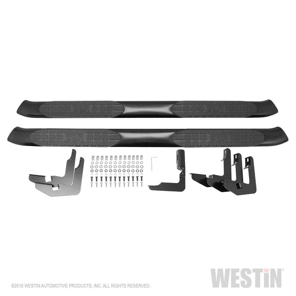 Westin Automotive 21-54085 Pro Traxx 5 Oval Nerf Step Bars Black