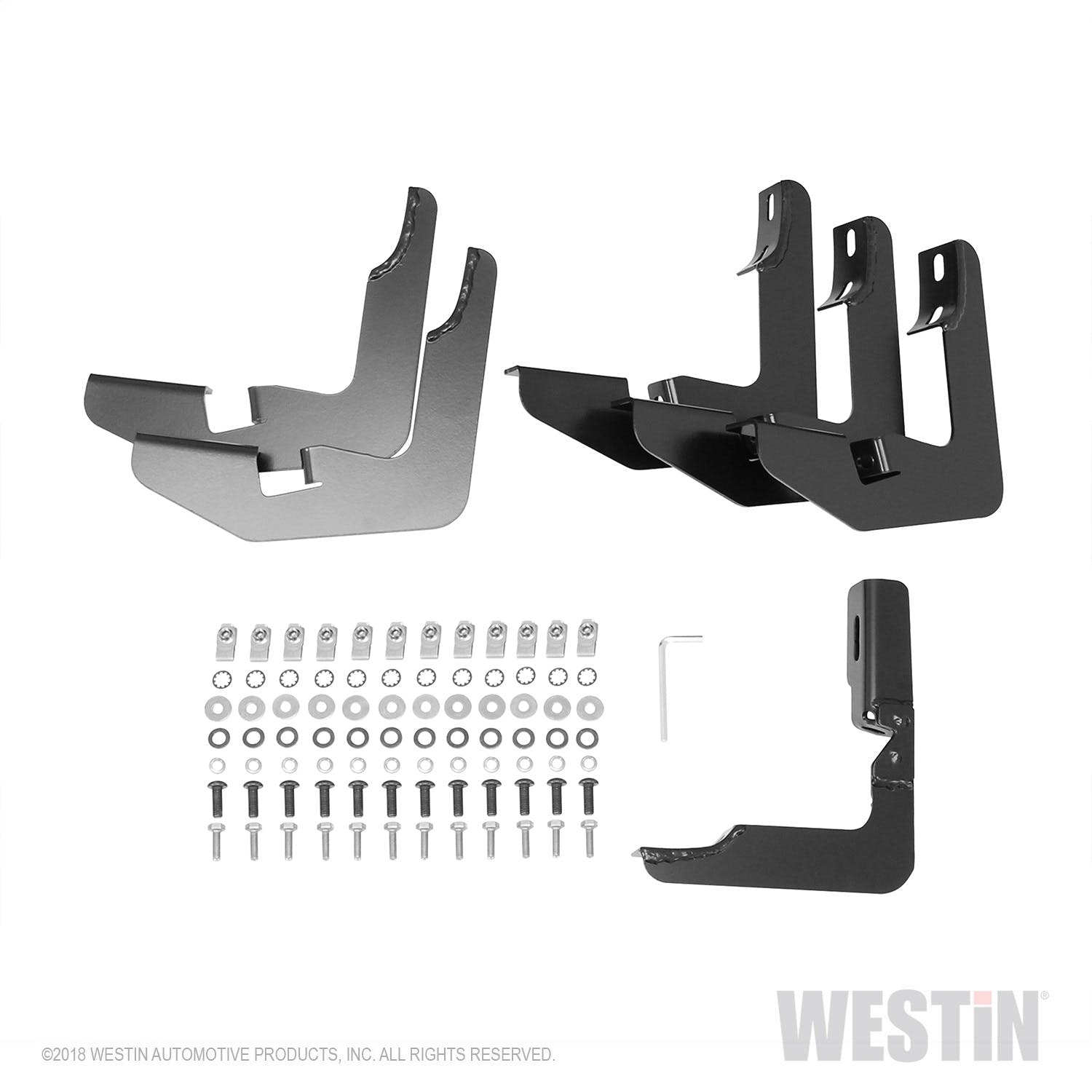 Westin Automotive 21-54085 Pro Traxx 5 Oval Nerf Step Bars Black