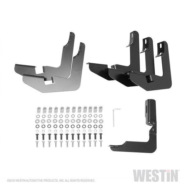 Westin Automotive 21-54085 Pro Traxx 5 Oval Nerf Step Bars Black