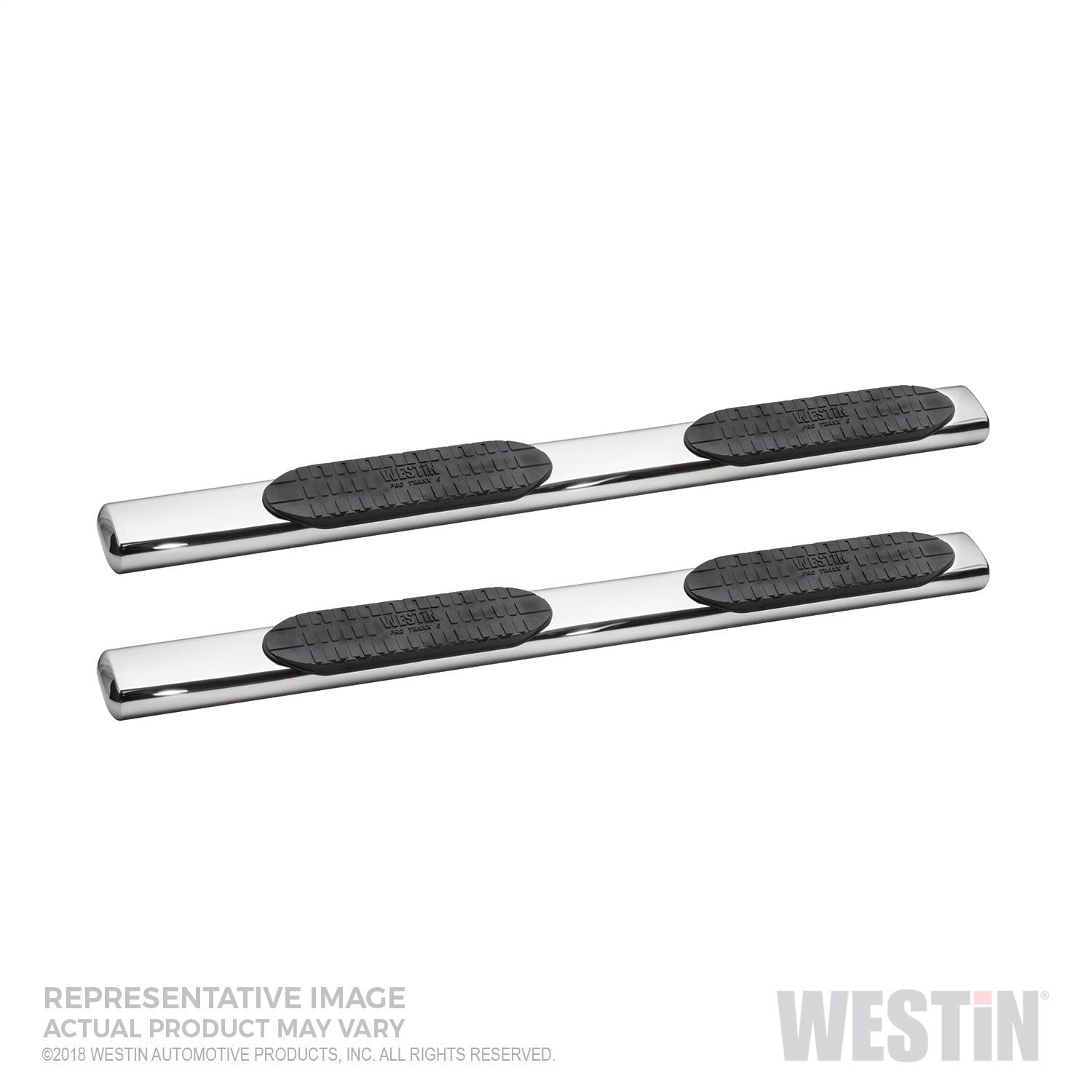 Westin Automotive 21-64080 Pro Traxx 6 Oval Nerf Step Bars Stainless Steel