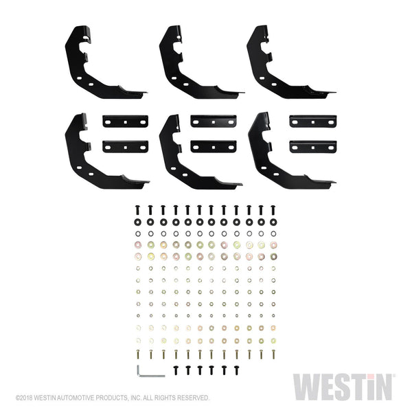 Westin Automotive 21-64095 Pro Traxx 6 Oval Nerf Step Bars Black