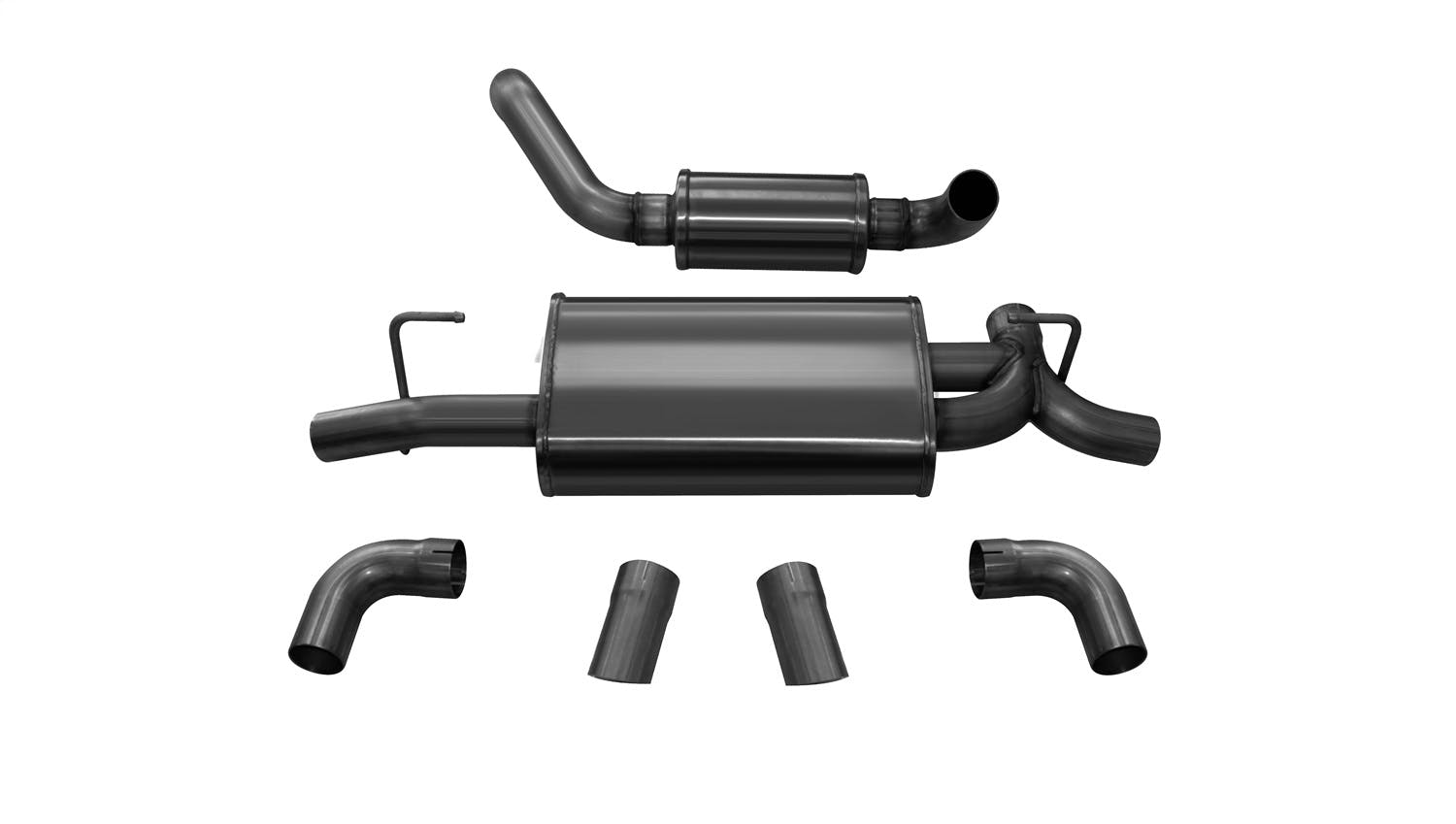 Corsa Performance 21015BLK Touring Axle-Back Exhaust System
