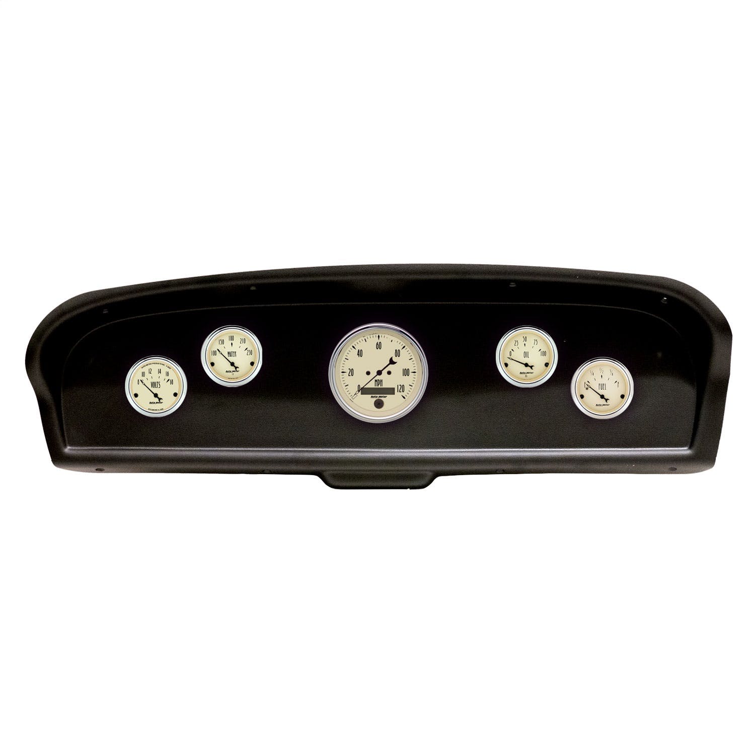 AutoMeter Products 2105-02 5 Gauge Direct-Fit Dash Kit, Ford Truck 61-66, Antique Beige