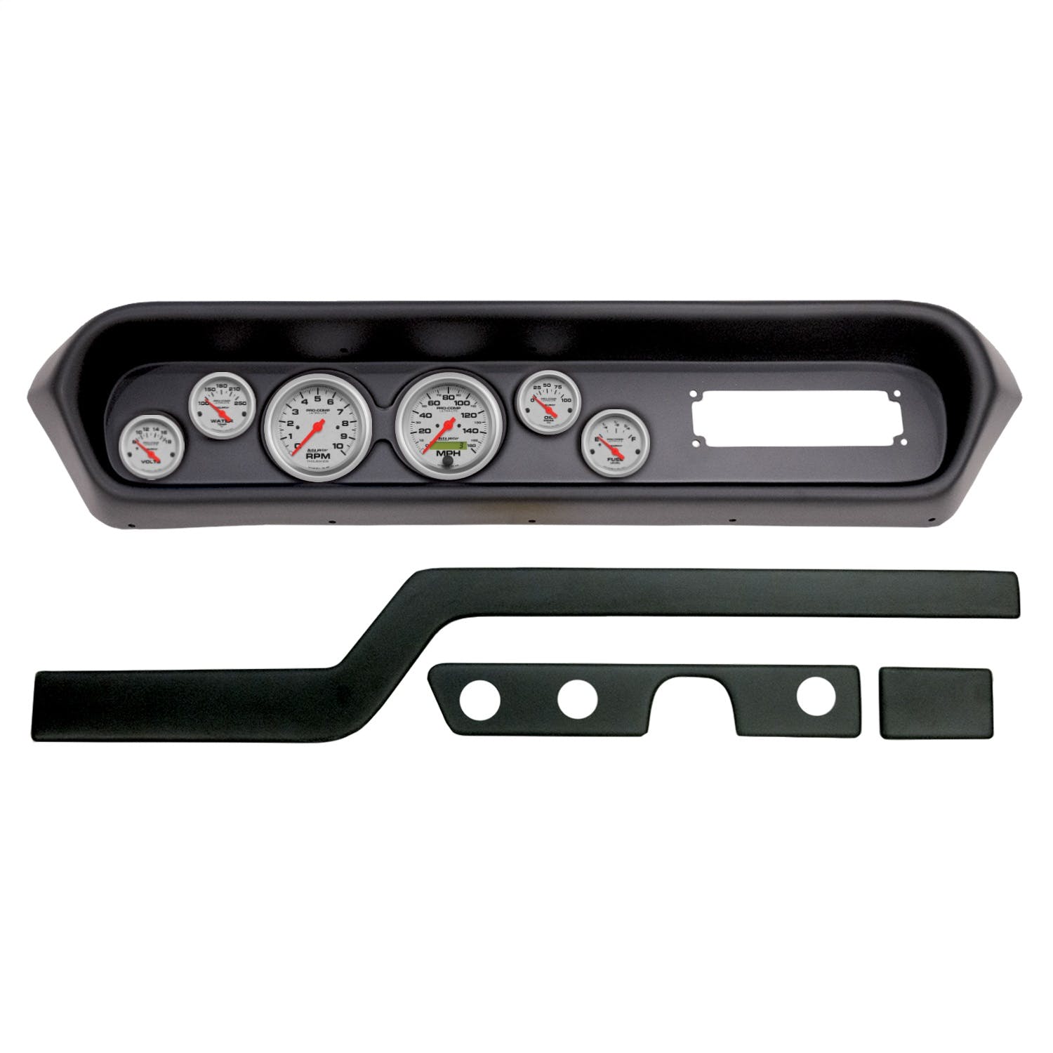 AutoMeter Products 2108-13 6 Gauge Direct-Fit Dash Kit, Pontiac GTO/Lemans 64-65, Ultra-Lite