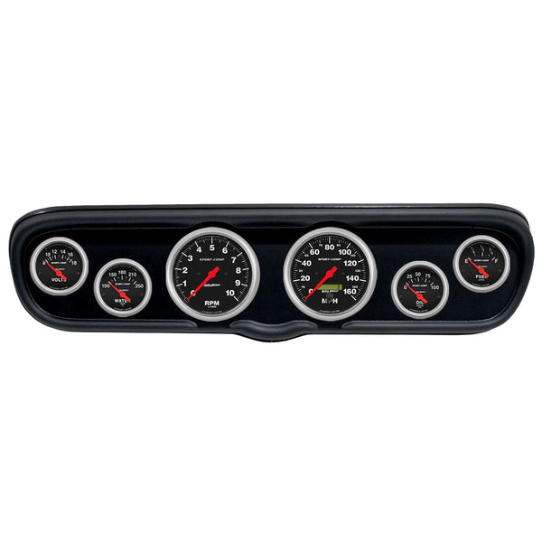 AutoMeter Products 2110-11 6 Gauge Direct-Fit Dash Kit, Ford Mustang 66, Phantom