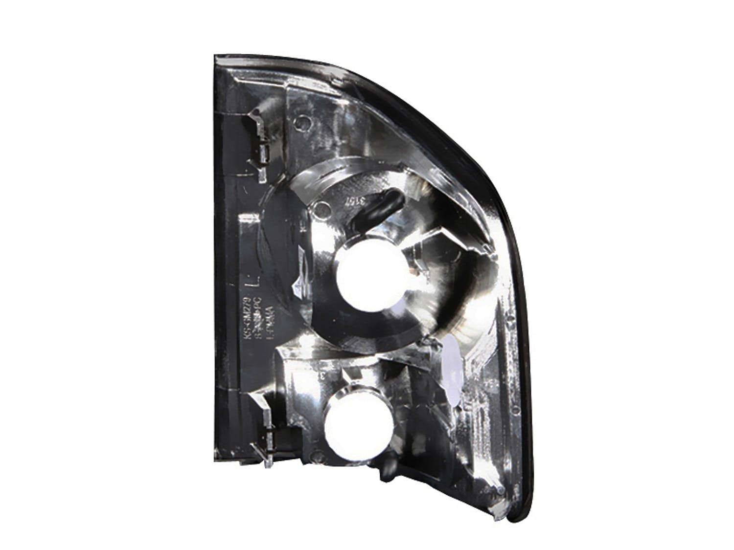 AnzoUSA 211032 Taillights Chrome 3D Style