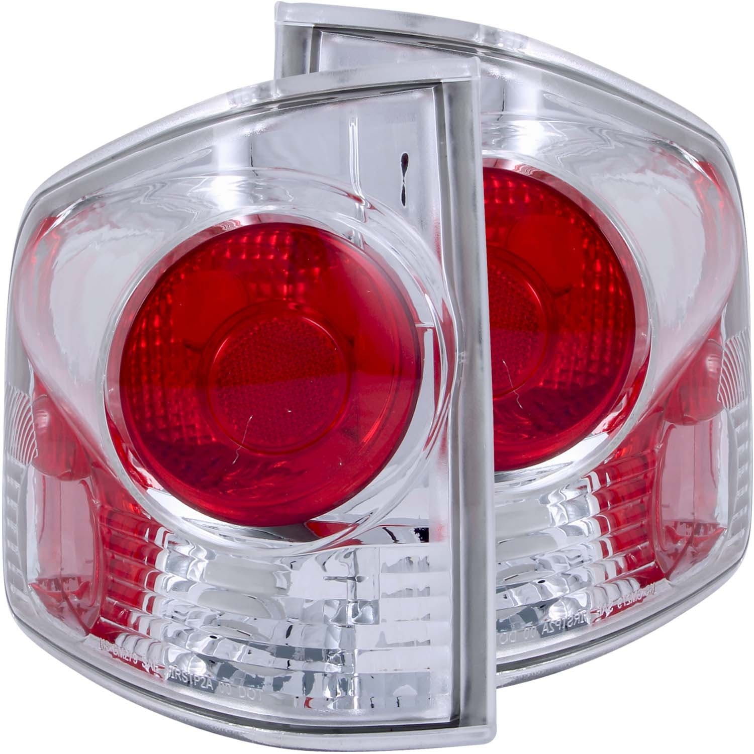 AnzoUSA 211032 Taillights Chrome 3D Style