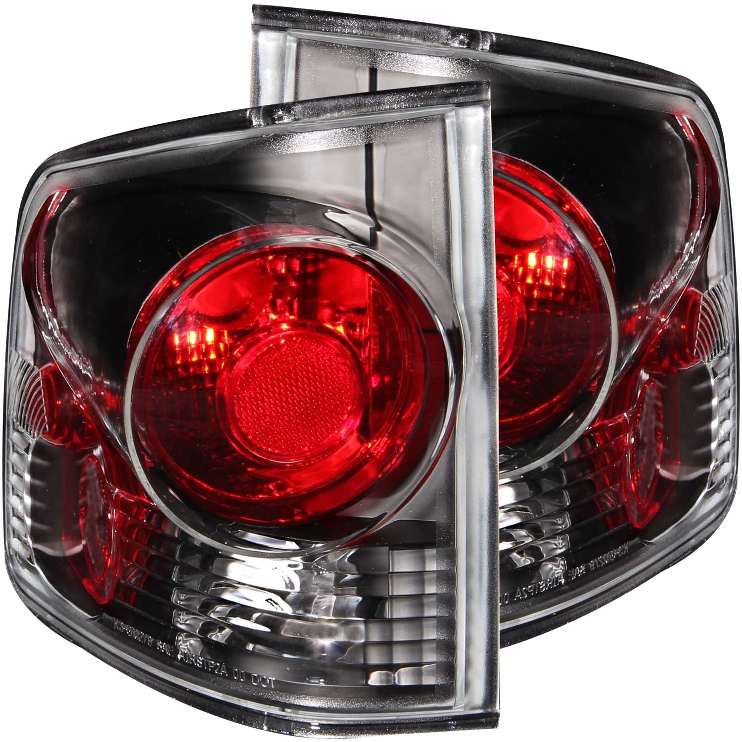 AnzoUSA 211034 Taillights Black 3D Style