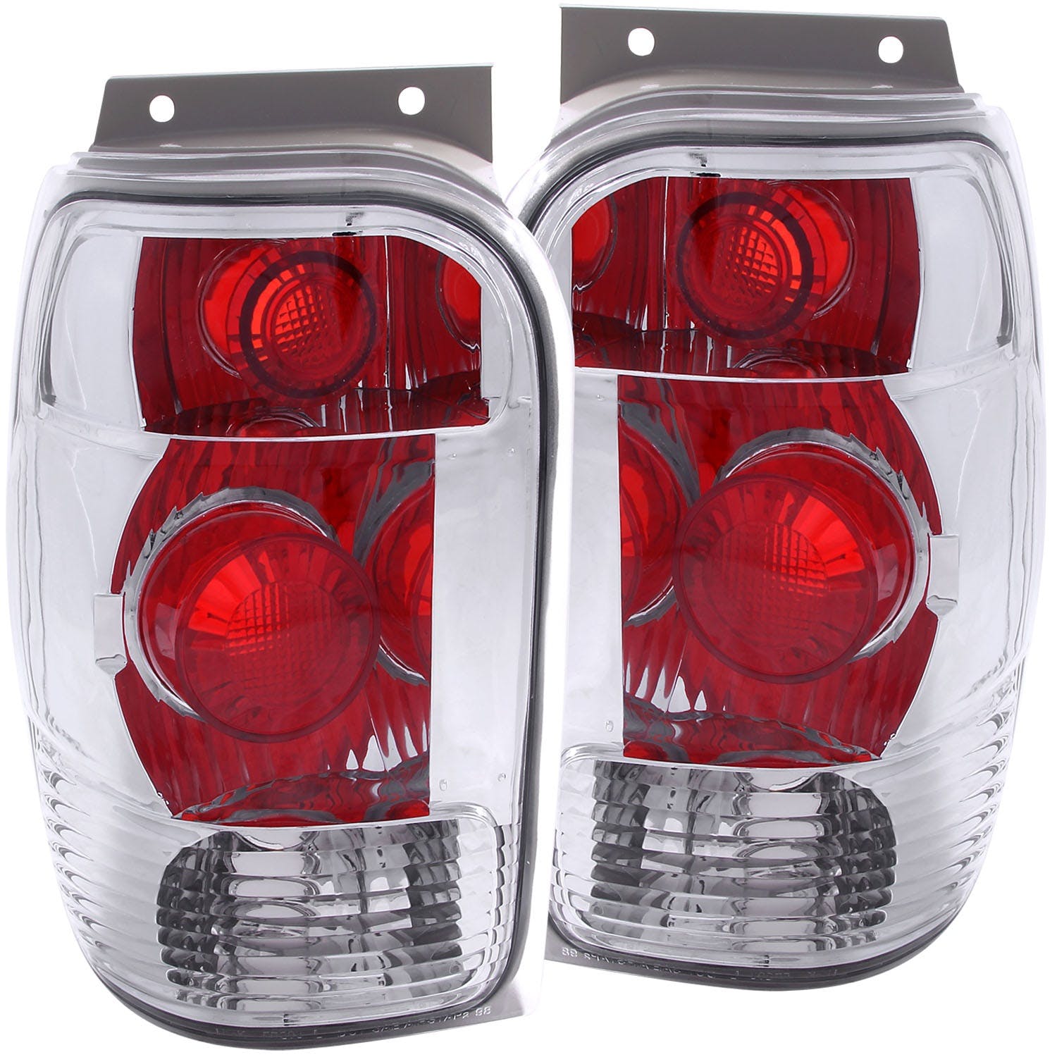 AnzoUSA 211082 Taillights Chrome