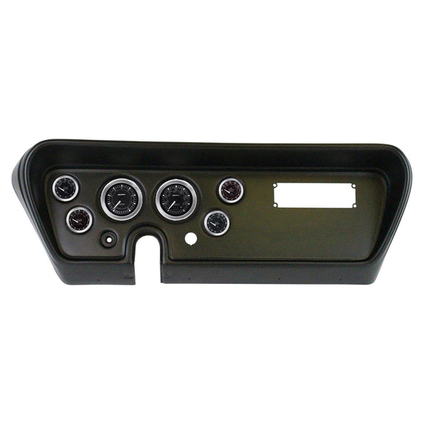 AutoMeter Products 2111-04 6 Gauge Direct-Fit Dash Kit, Pontiac GTO 66, Chrono