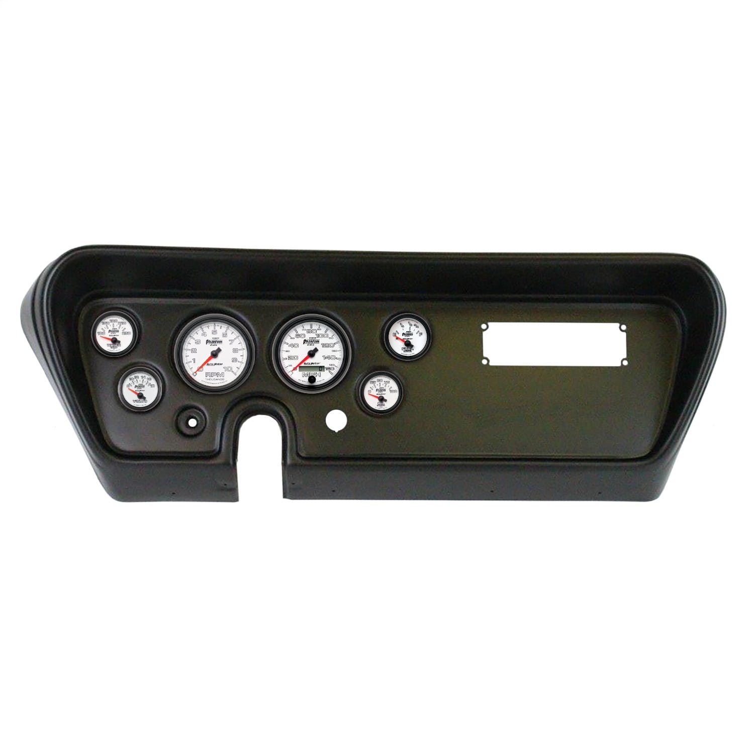 AutoMeter Products 2111-10 6 Gauge Direct-Fit Dash Kit, Pontiac GTO 66, Phantom II