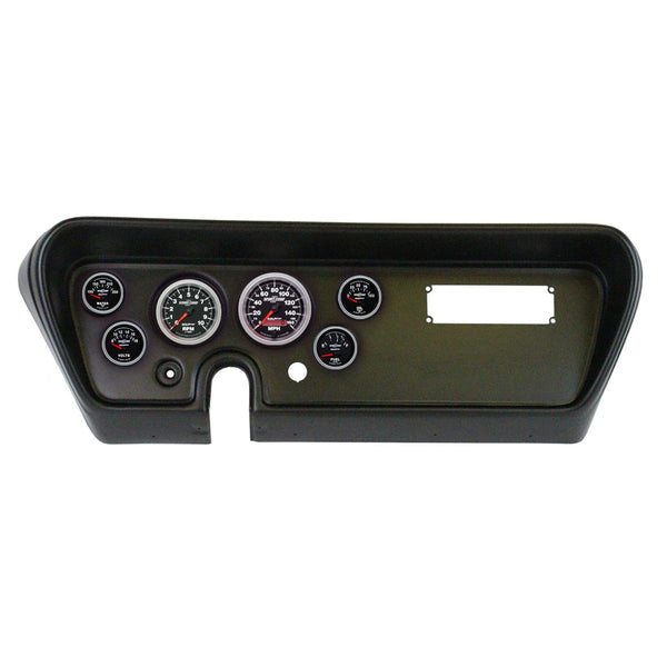 AutoMeter Products 2111-12 6 Gauge Direct-Fit Dash Kit, Pontiac GTO 66, Sport-Comp II