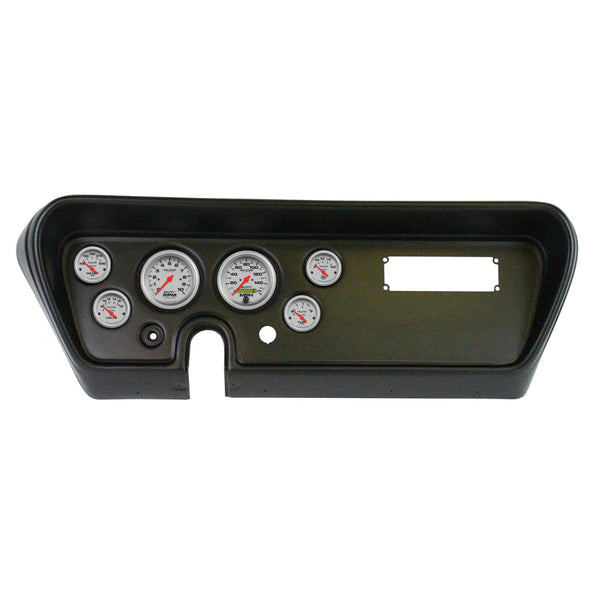 AutoMeter Products 2111-13 6 Gauge Direct-Fit Dash Kit, Pontiac GTO 66, Ultra-Lite