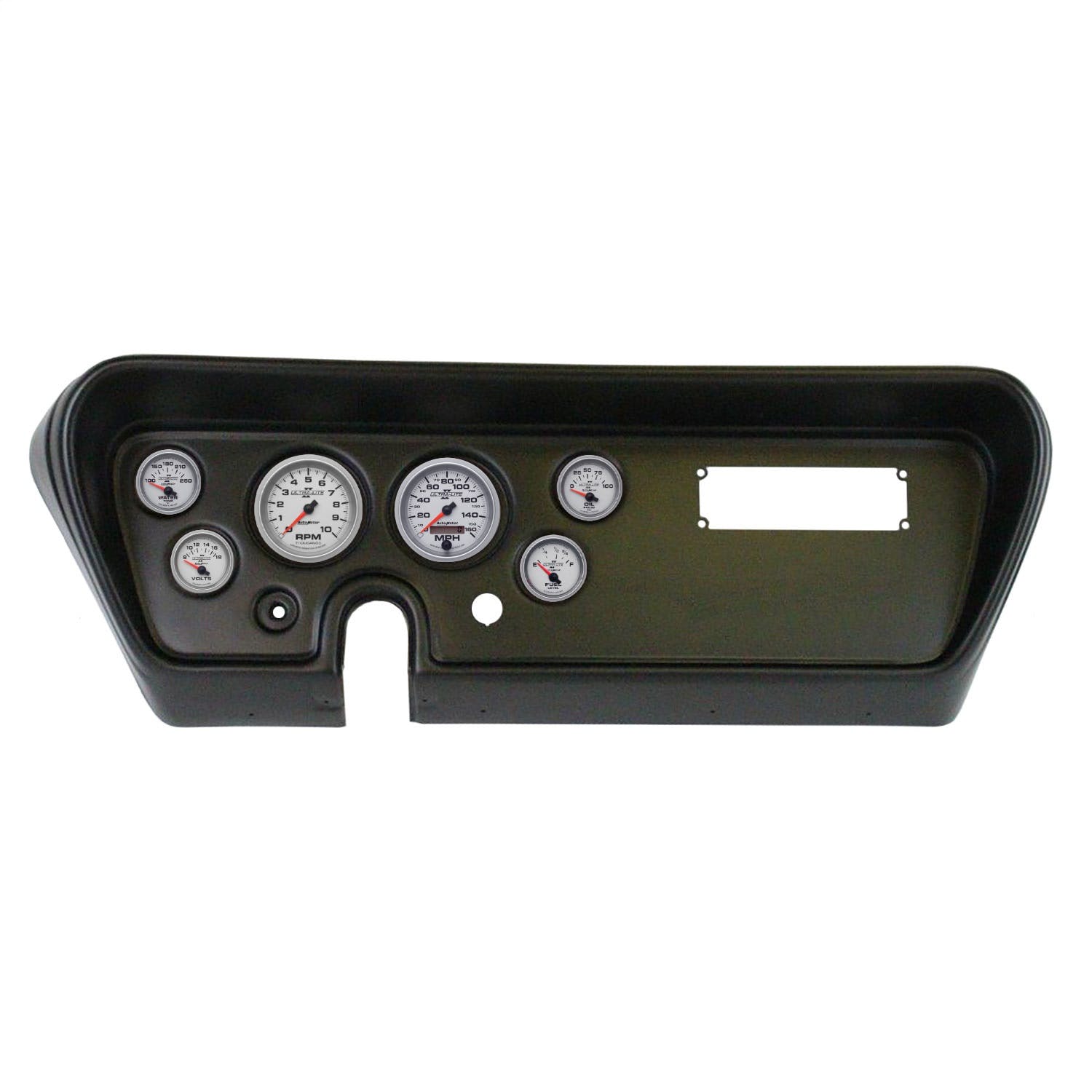 AutoMeter Products 2111-14 6 Gauge Direct-Fit Dash Kit, Pontiac GTO 66, Ultra-Lite II