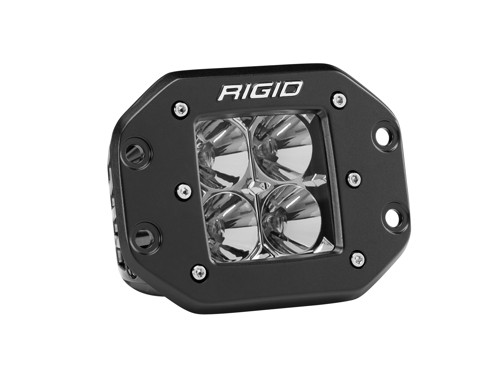 RIGID Industries 211113 D-Series PRO Flood LED Light, Flush Mount