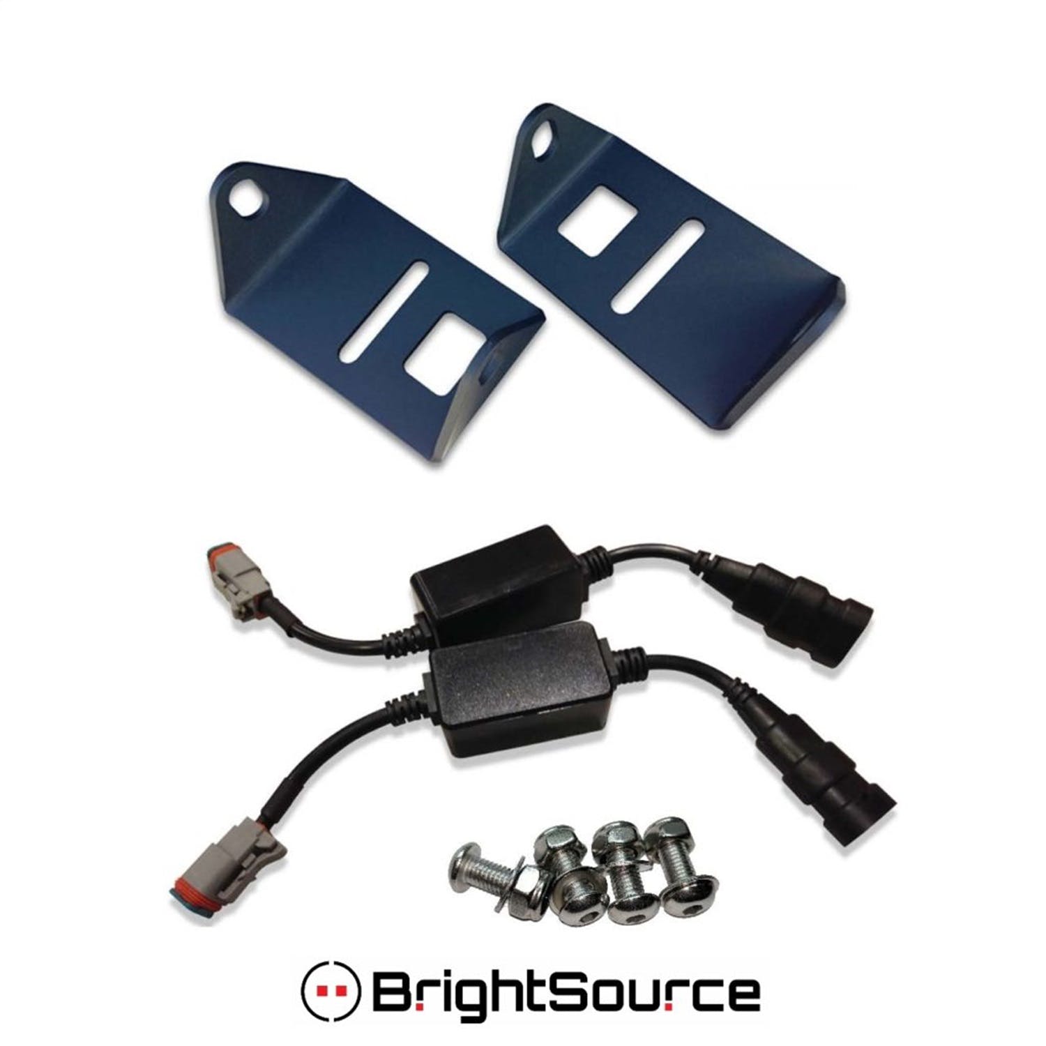 BrightSource 211235 Fits 2015+F150; 2017 F250/350 Single Cube Light. Left and Right; Brackets Only