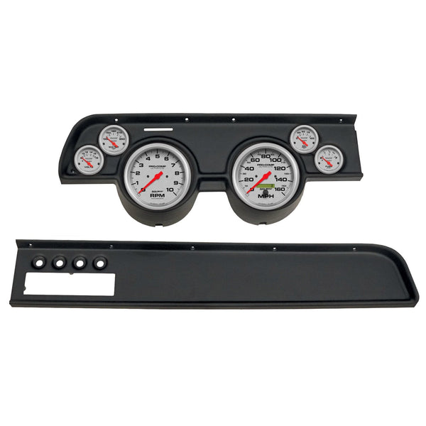 AutoMeter Products 2115-13 6 Gauge Direct-Fit Dash Kit, Mercury Cougar 67-68, Ultra-Lite